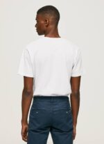 Pepe Jeans logopainatus t-paita miehet valkoinen TB00953 - Image 4