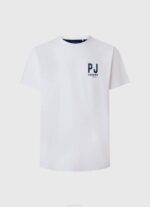 Pepe Jeans logopainatus t-paita miehet valkoinen TB00953 - Image 5
