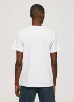 Pepe Jeans logopainatus t-paita miehet valkoinen TB00974 - Image 4