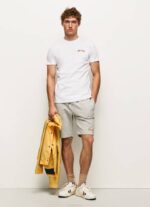 Pepe Jeans logopainatus t-paita miehet valkoinen TB00978 - Image 2