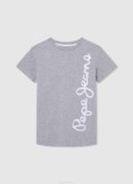 Pepe Jeans logopainatus t-paita poika kurpitsa appelsiini TB001651 - Image 3