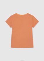 Pepe Jeans logopainatus t-paita tyttö persikka TB001454 - Image 2