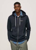 Pepe Jeans logopainatus vetoketjullinen pusero miehet dulwich TB00905