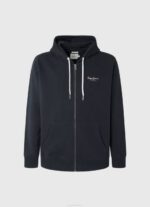 Pepe Jeans logopainatus vetoketjullinen pusero miehet dulwich TB00905 - Image 5