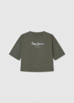Pepe Jeans logoprintti boxy fit t-paita tyttö alue TB001480