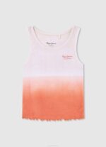 Pepe Jeans logoprintti boxy fit t-paita tyttö paistaa TB001479 - Image 5