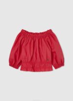 Pepe Jeans logoprintti boxy fit t-paita tyttö valkoinen TB001449 - Image 4
