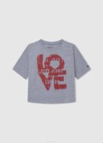 Pepe Jeans logoprintti boxy fit t-paita tyttö valtameri TB001448 - Image 5