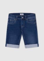 Pepe Jeans logoprintti urheilulliset shortsit poika kurpitsa appelsiini TB001687 - Image 5