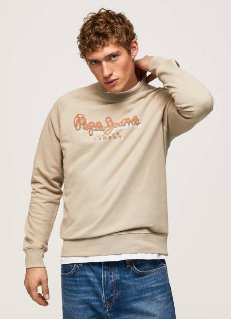 pepe_jeans_logoprinttipusero_miehet_maltaat_tb00887.jpg Pepe Jeans logoprinttipusero miehet maltaat TB00887 - Image 1