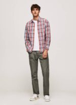 Pepe Jeans Loick ruudullinen popliinipaita miehet multi TB001067 - Image 2