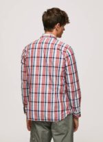 Pepe Jeans Loick ruudullinen popliinipaita miehet multi TB001067 - Image 4