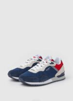 Pepe Jeans london one -yhdistelmälenkkarit miehet laivasto TB001225 - Image 3