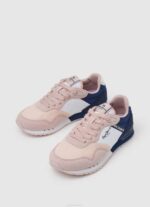 Pepe Jeans Lontoon perusjuoksulenkkarit tyttö pehmeä pinkki TB001318 - Image 3