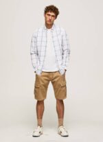 Pepe Jeans Lorian slim fit popliinipaita miehet norsunluu TB001029 - Image 2