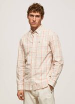 Pepe Jeans Loryn ruudullinen popliinipaita miehet multi TB001068 - Image 2