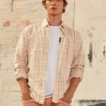 Pepe Jeans Loryn ruudullinen popliinipaita miehet multi TB001068