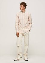 Pepe Jeans Loryn ruudullinen popliinipaita miehet multi TB001068 - Image 3