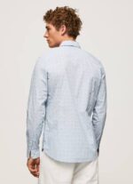 Pepe Jeans lovejoy kukkapopliinipaita miehet valkaisu sininen TB001045 - Image 4