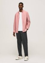 Pepe Jeans Lowell säännöllisesti istuva oxford-paita miehet samea vaaleanpunainen TB001048 - Image 2