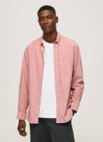 Pepe Jeans Lowell säännöllisesti istuva oxford-paita miehet samea vaaleanpunainen TB001048