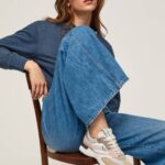 Pepe Jeans Lucky print -yhdistelmälenkkarit naiset helmi hopea TB00574