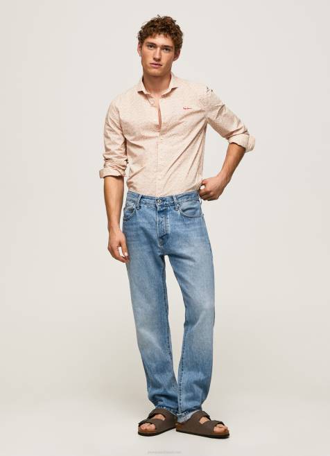 pepe_jeans_lucus_slim_fit_popliinipaita_miehet_luonnonvalkoinen_tb001053.jpg Pepe Jeans lucus slim fit popliinipaita miehet luonnonvalkoinen TB001053 - Image 1