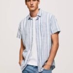 Pepe Jeans luther slim fit raidallinen paita miehet jarman TB001056