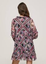 Pepe Jeans lyhyt boxy fit mekko naiset multi TB00179 - Image 3