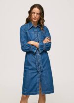 Pepe Jeans lyhyt denim paitamekko naiset denim TB00101 - Image 2
