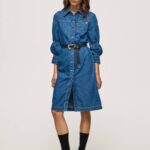 Pepe Jeans lyhyt denim paitamekko naiset denim TB00101