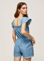 Pepe Jeans lyhyt farkkuhaalari naiset sininen TB00191 - Image 4