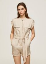 Pepe Jeans lyhyt haalari vyöllä naiset kivi TB00176