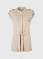 Pepe Jeans lyhyt haalari vyöllä naiset kivi TB00176 - Image 5