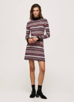 Pepe Jeans lyhyt raidallinen neulemekko naiset multi TB00174 - Image 2