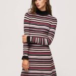 Pepe Jeans lyhyt raidallinen neulemekko naiset multi TB00174
