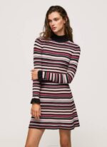 Pepe Jeans lyhyt raidallinen neulemekko naiset multi TB00174