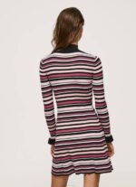 Pepe Jeans lyhyt raidallinen neulemekko naiset multi TB00174 - Image 4