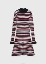 Pepe Jeans lyhyt raidallinen neulemekko naiset multi TB00174 - Image 5