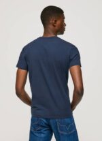 Pepe Jeans lyhythihainen puuvillainen t-paita miehet laivasto TB001005 - Image 5