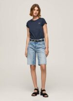 Pepe Jeans lyhythihainen puuvillainen t-paita naiset dulwich TB00430 - Image 2