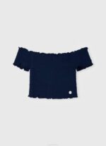 Pepe Jeans lyhythihainen rypytetty toppi tyttö dulwich TB001425