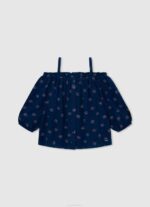 Pepe Jeans lyhythihainen rypytetty toppi tyttö punainen TB001424 - Image 5