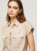 Pepe Jeans lyhythihainen työpaita naiset kivi TB00341 - Image 2
