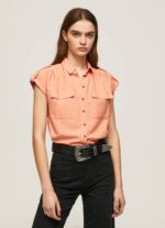 Pepe Jeans lyhythihainen työpaita naiset persikka TB00340 - Image 2