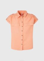Pepe Jeans lyhythihainen työpaita naiset persikka TB00340 - Image 5