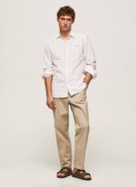 Pepe Jeans Lyntonin normaalikokoinen oxford-paita miehet valkoinen TB001034 - Image 2