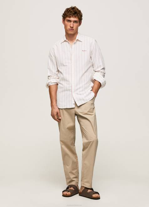 Pepe Jeans Lyntonin normaalikokoinen oxford-paita miehet valkoinen TB001034 - Image 2