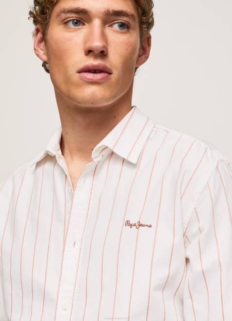 Pepe Jeans Lyntonin normaalikokoinen oxford-paita miehet valkoinen TB001034 - Image 3