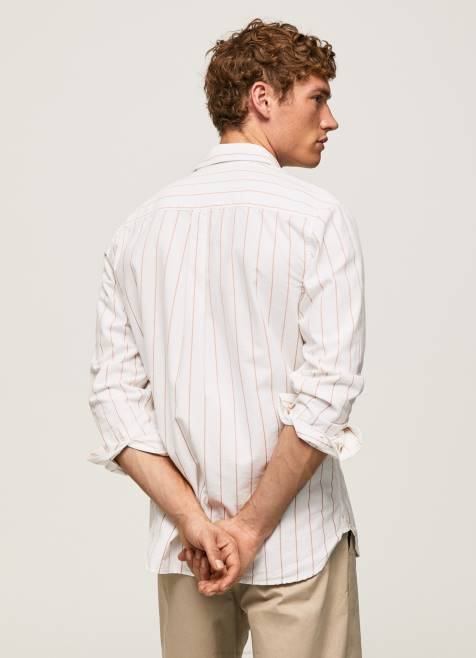 Pepe Jeans Lyntonin normaalikokoinen oxford-paita miehet valkoinen TB001034 - Image 4
